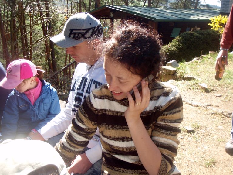 telefonování s Maruškou